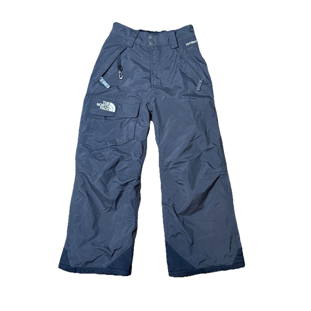 The North Face Girls Hyvent Ski Snow Pants Size XS 6 Youth Black Waterproof
